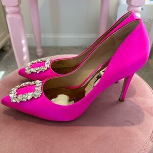 Cher hot pink designer pumps